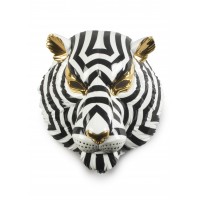 Lladro. Фарфоровая маска тигра