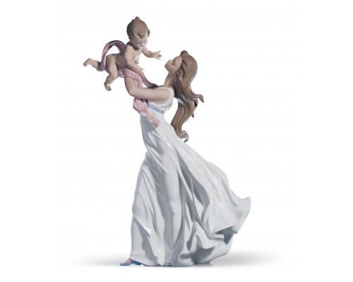 Lladro статуэтка "Мама с младенцем"
