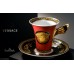 Versace Medusa  Кофейный сервиз на 6 персон. Фарфор, в подарочной коробке.